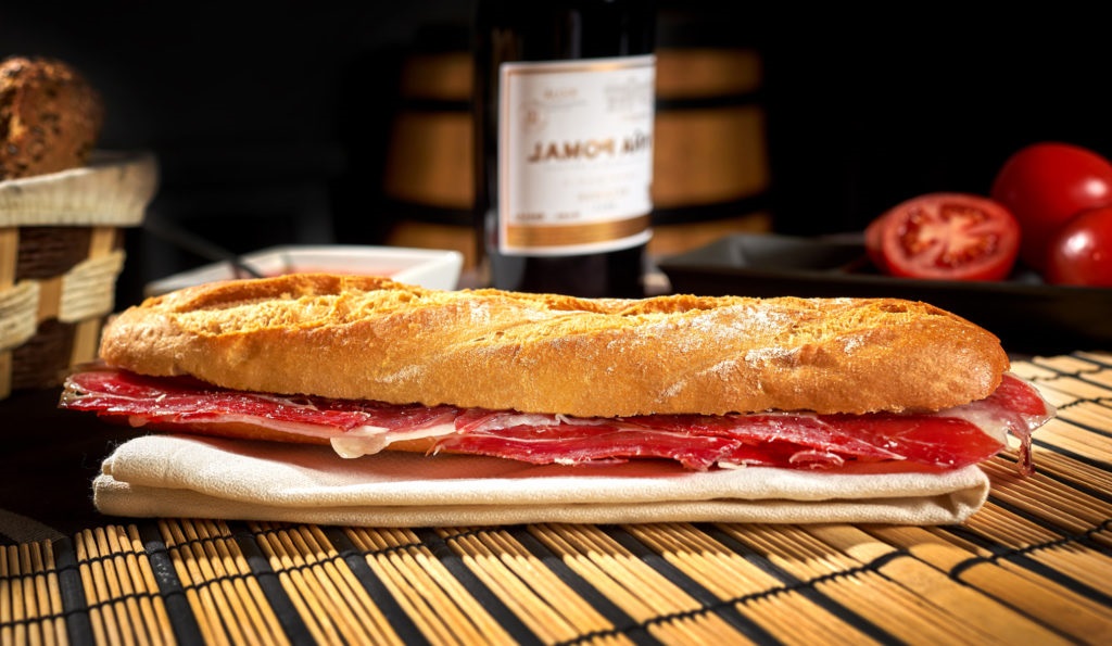 tardeo en Valencia - bocadillo de jamon